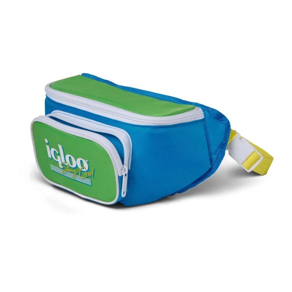 00066059-Igloo - Retro Fanny Pack Cooler Bag  - Blue