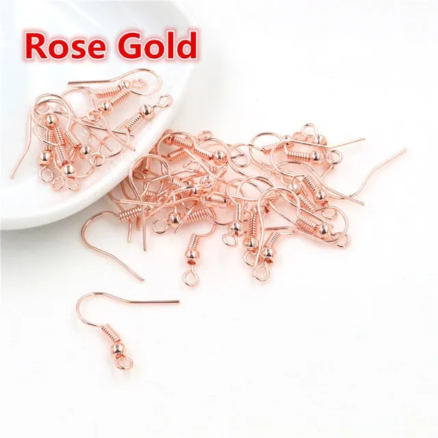 100pcs/lot 20x17mm DIY Earring Findings Hooks