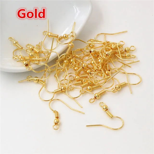 100pcs/lot 20x17mm DIY Earring Findings Hooks