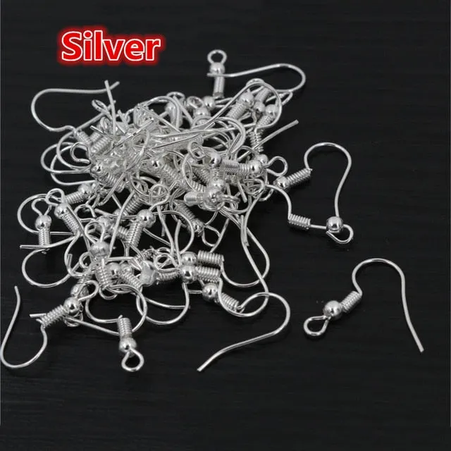 100pcs/lot 20x17mm DIY Earring Findings Hooks