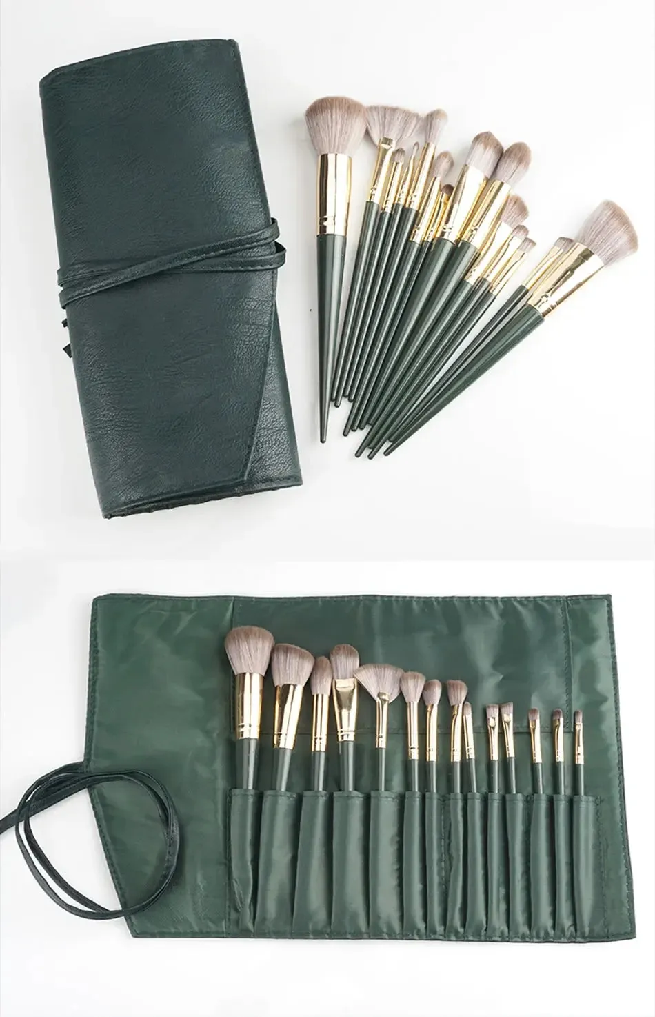 14-Piece Vegan Makeup Brush Set