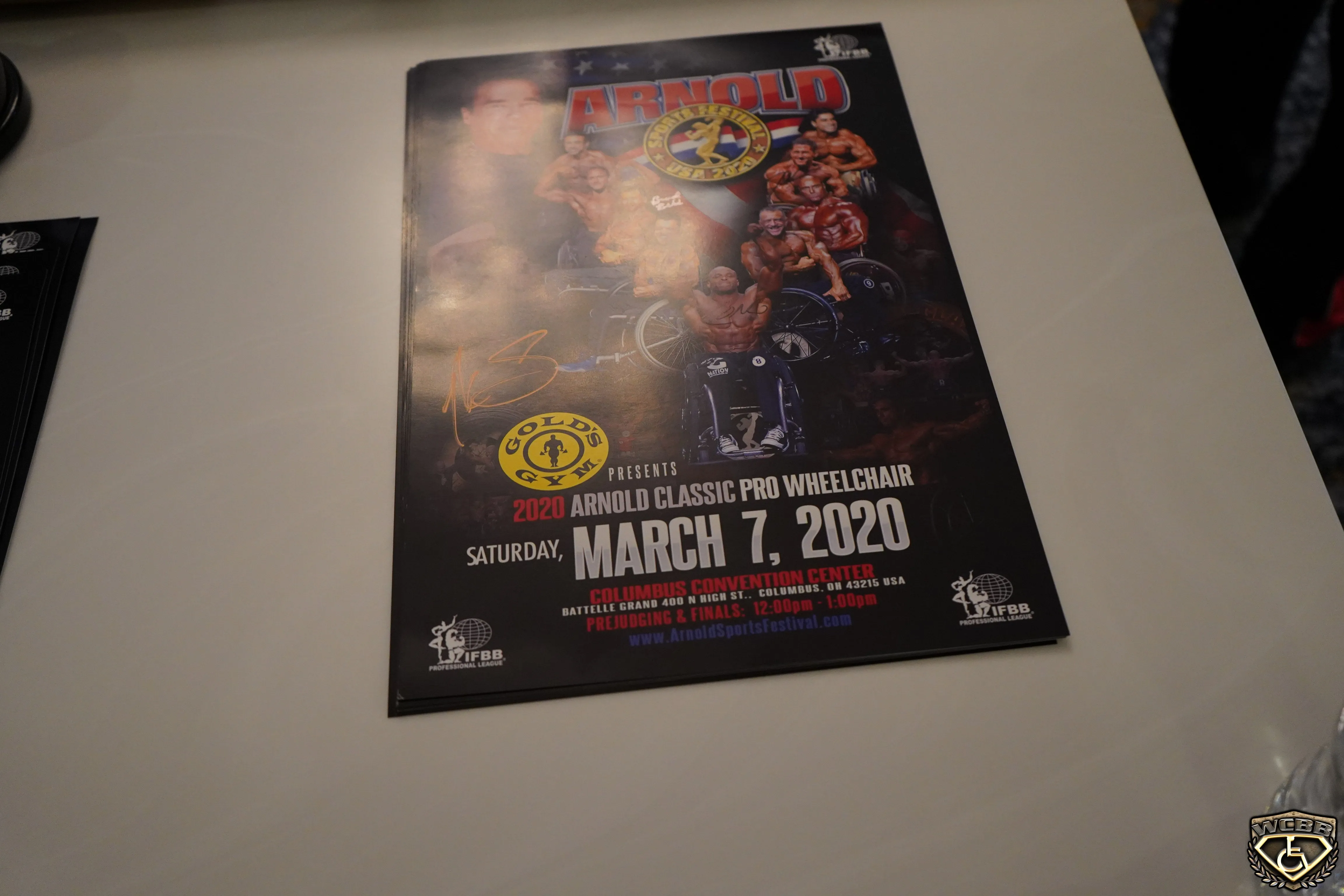 2020 Arnold Classic Pro Wheelchair - 11x17 Signed Posters