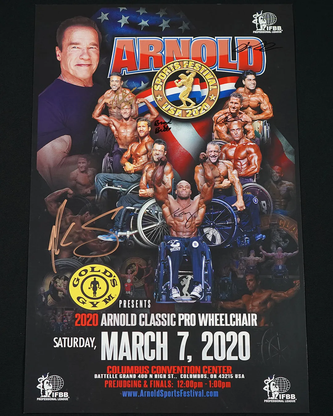 2020 Arnold Classic Pro Wheelchair - 11x17 Signed Posters