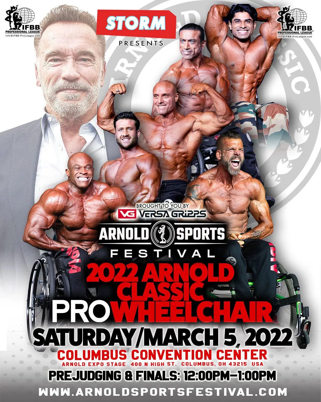 2022 Arnold Classic Pro Wheelchair - 11x17 Signed Posters