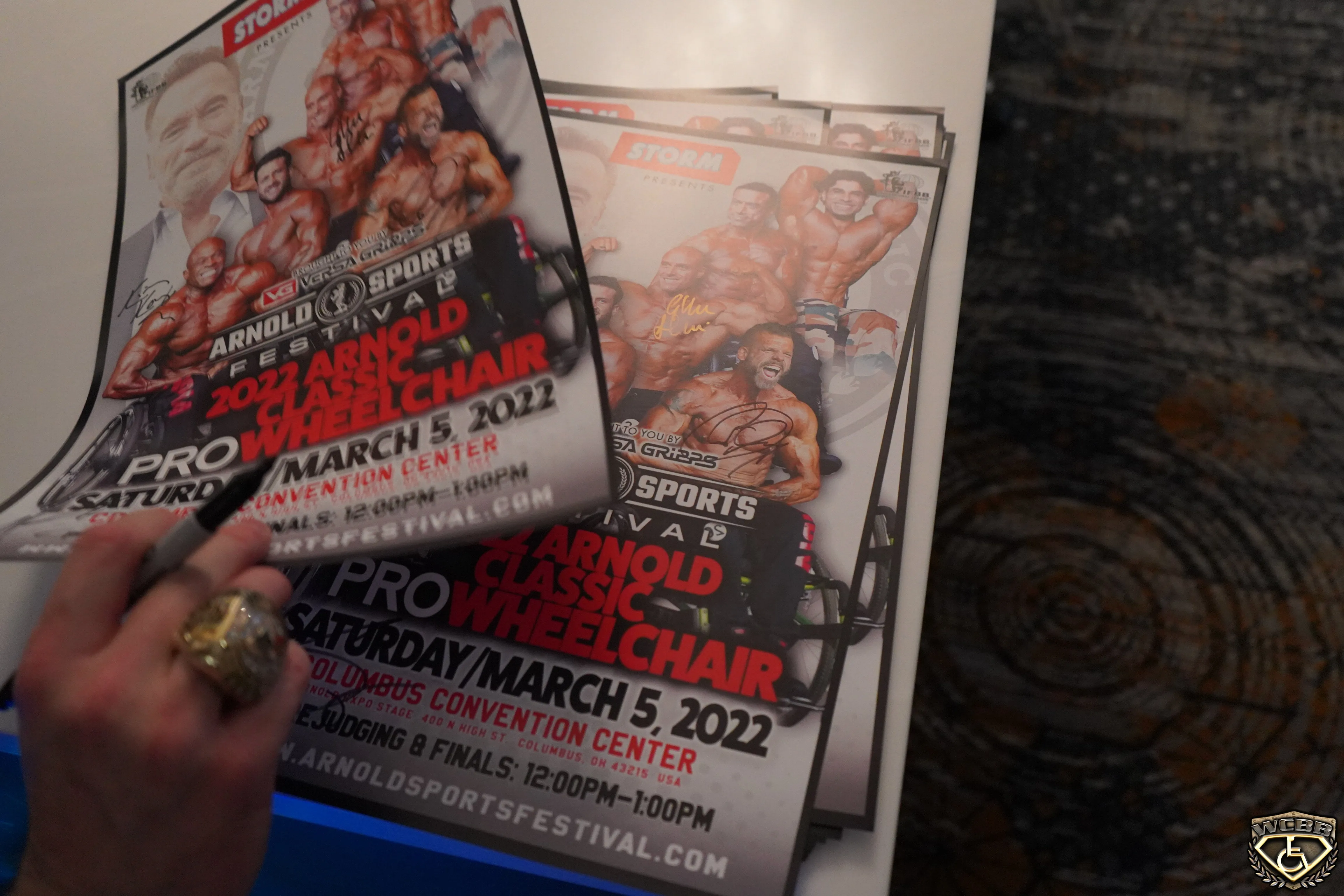 2022 Arnold Classic Pro Wheelchair - 11x17 Signed Posters