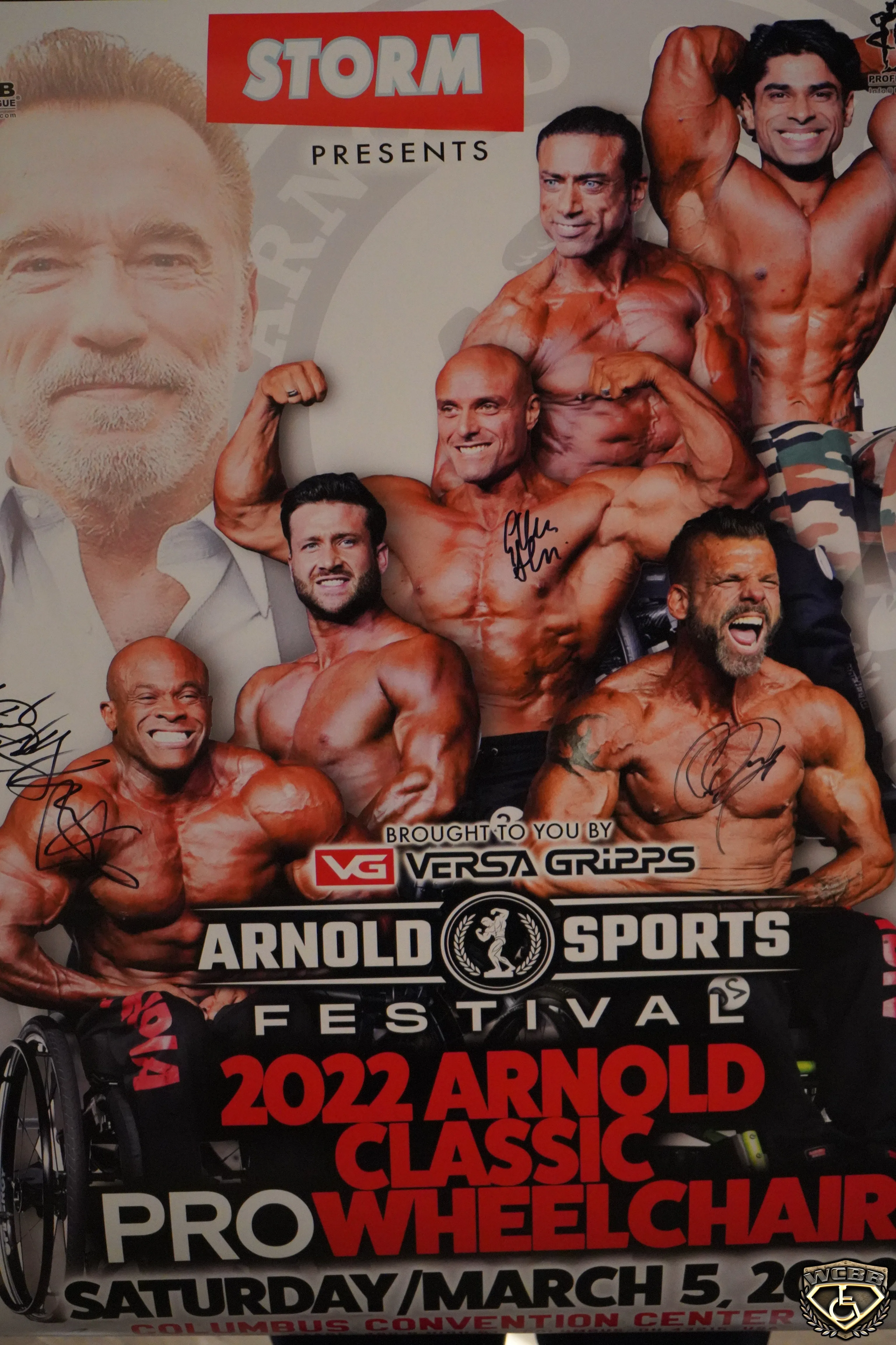 2022 Arnold Classic Pro Wheelchair - 11x17 Signed Posters
