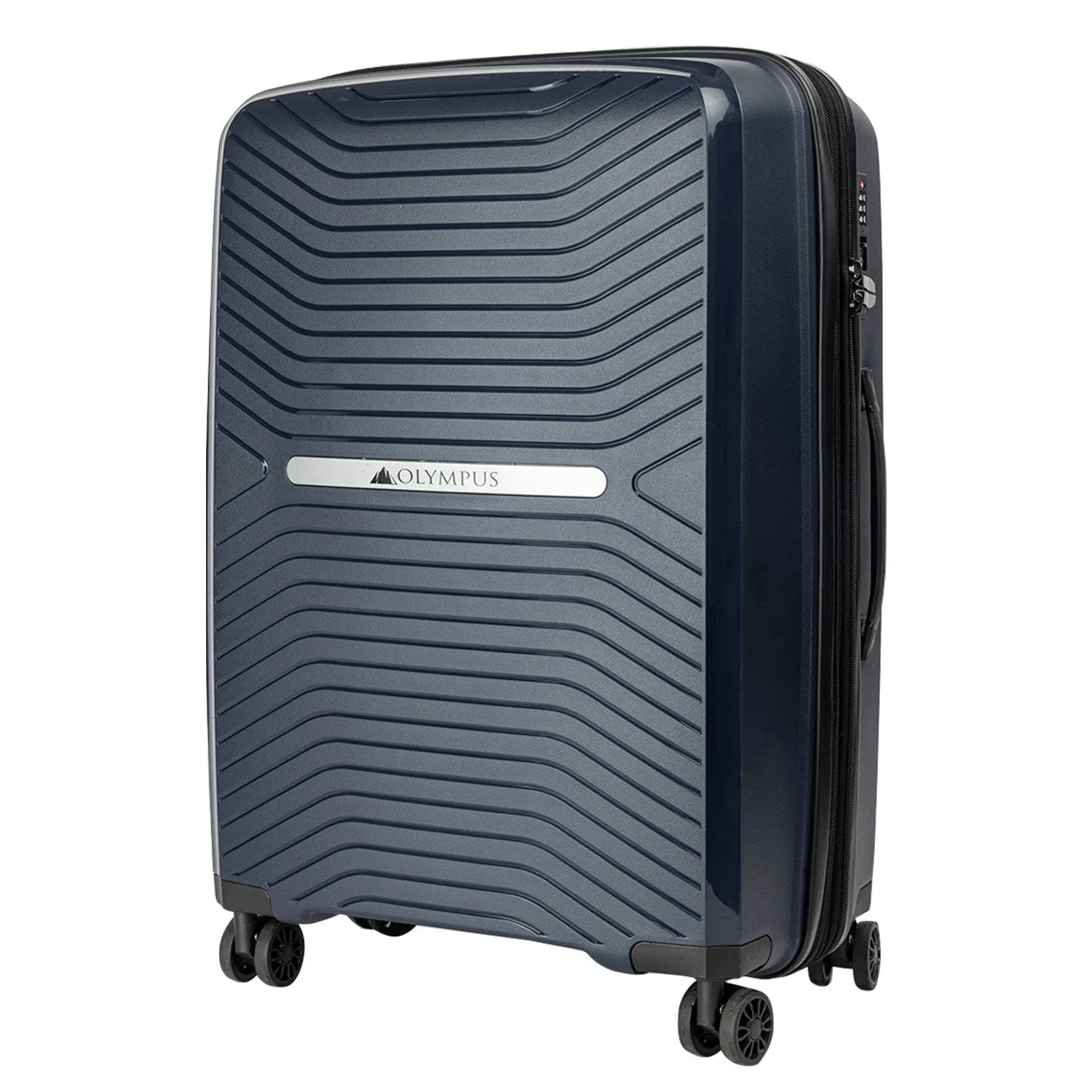 3PC Astra Luggage Set Hard Shell Suitcase - Aegean Blue