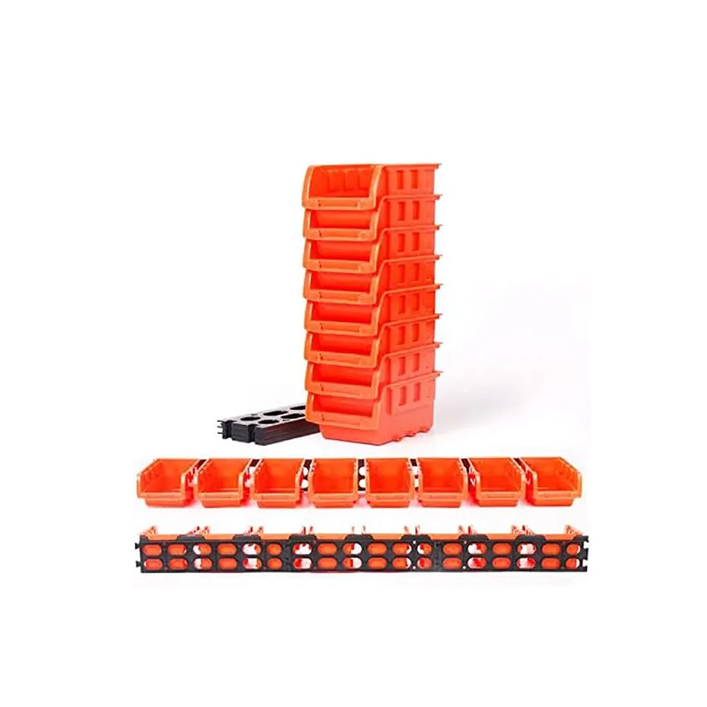 8-Piece Durable Stackable Wall Mount Tools Organizer