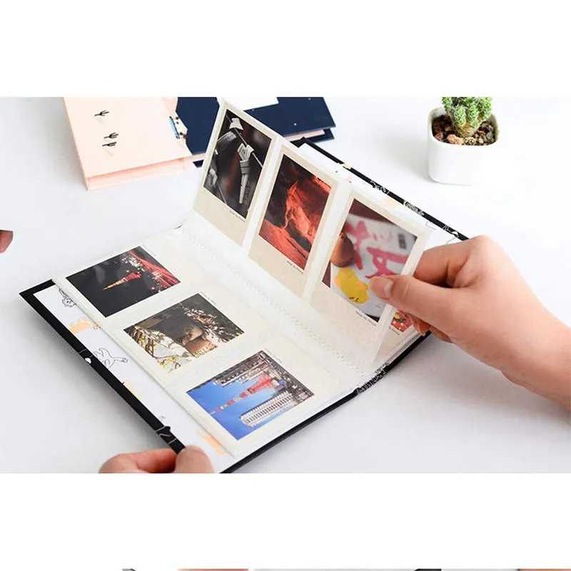 84 Pockets Mini Photo Album for Fujifilm Instax Mini 7s 8 8  9 25 26 50s 70 90 Instant Camera - Dark Blue
