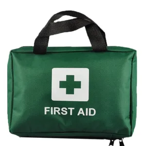 99pcs Supreme First Aid Kit Bag - Inc. Eye Wash, Crepe, Ice Pack, Thermal Blanket - Home, Office, Vehicle, Workplace, Travel, Camping (Green) Green