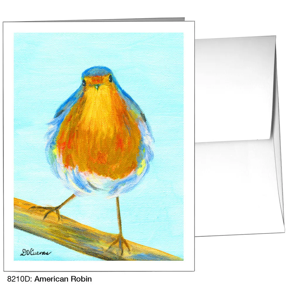 American Robin, Greeting Card (8210D)