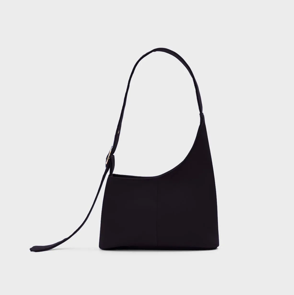 Asymmetrical bag - Simona: Black