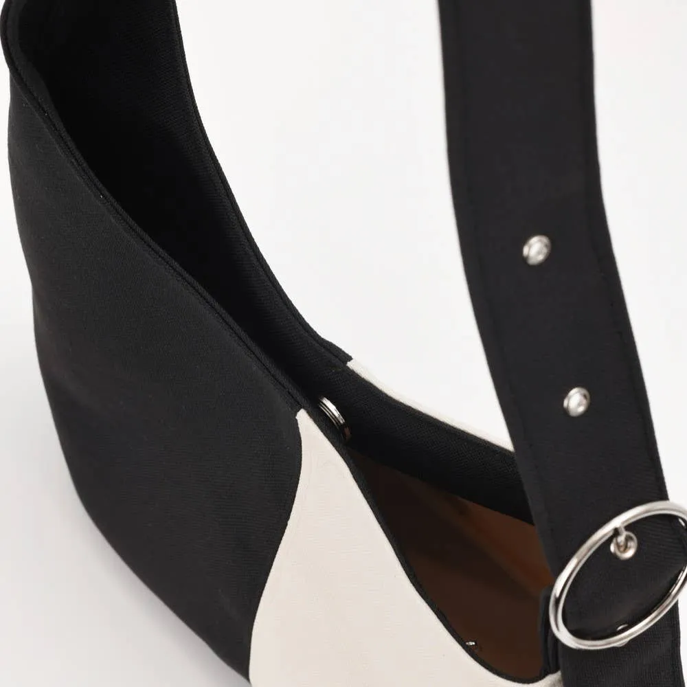 Asymmetrical bag - Simona: Black