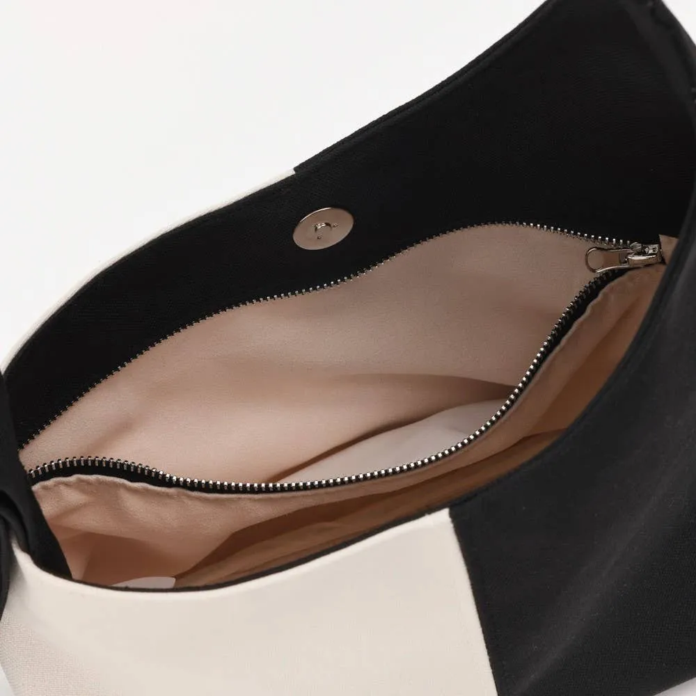 Asymmetrical bag - Simona: Burgundy
