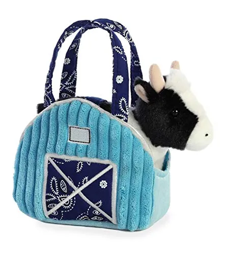 Aurora - Pet Carrier - 7" Aqua Blue Barn