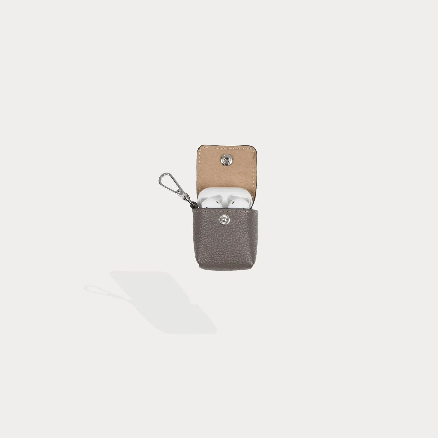 Avery AirPods Clip-On Pouch - Grey/Silver