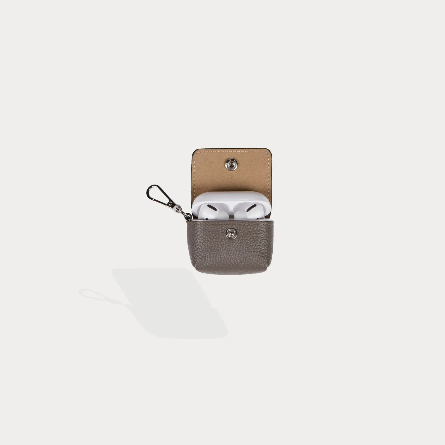 Avery AirPods Clip-On Pouch - Grey/Silver