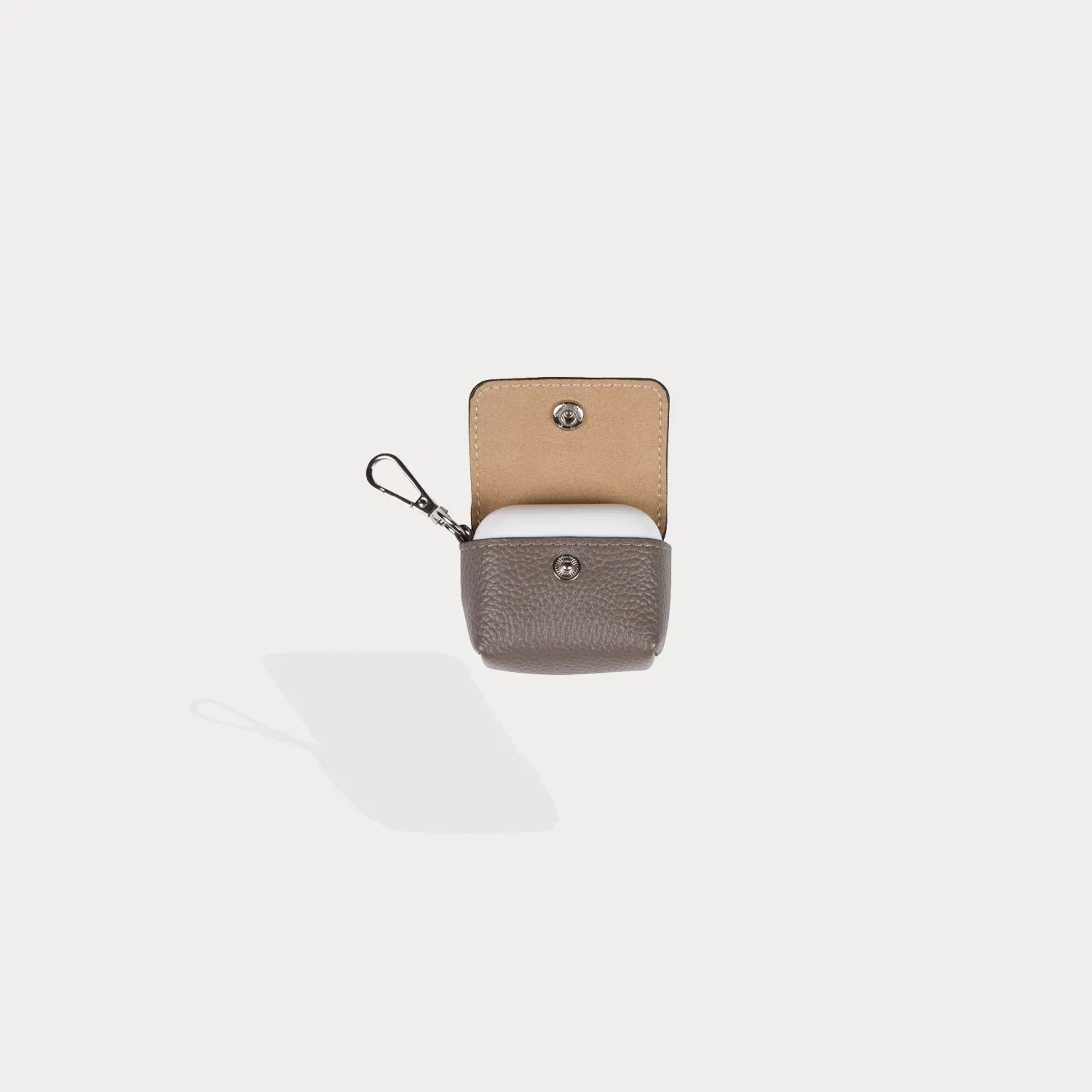 Avery AirPods Clip-On Pouch - Grey/Silver