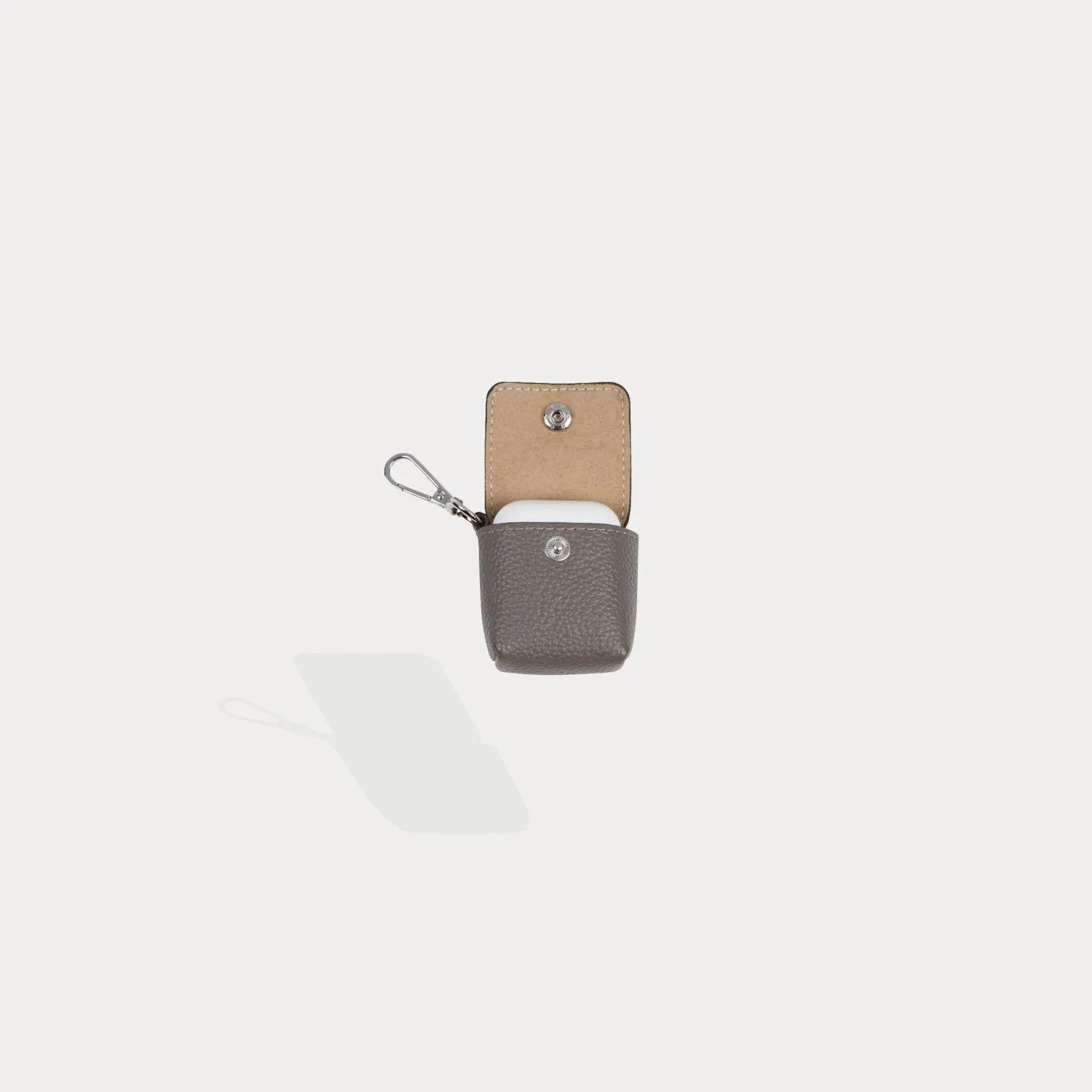 Avery AirPods Clip-On Pouch - Grey/Silver