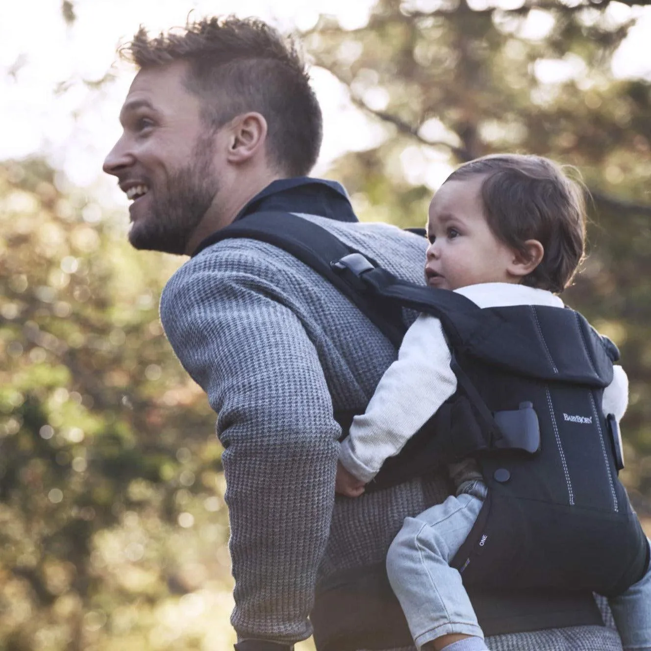 Baby Bjorn - Baby Carrier One - Black Woven
