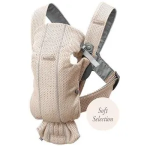 BabyBjorn Baby Carrier Mini Soft Collection - Pearly Pink Mesh