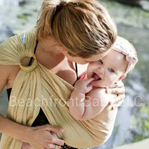 Beachfront Baby Water Ring Sling Gold Sand