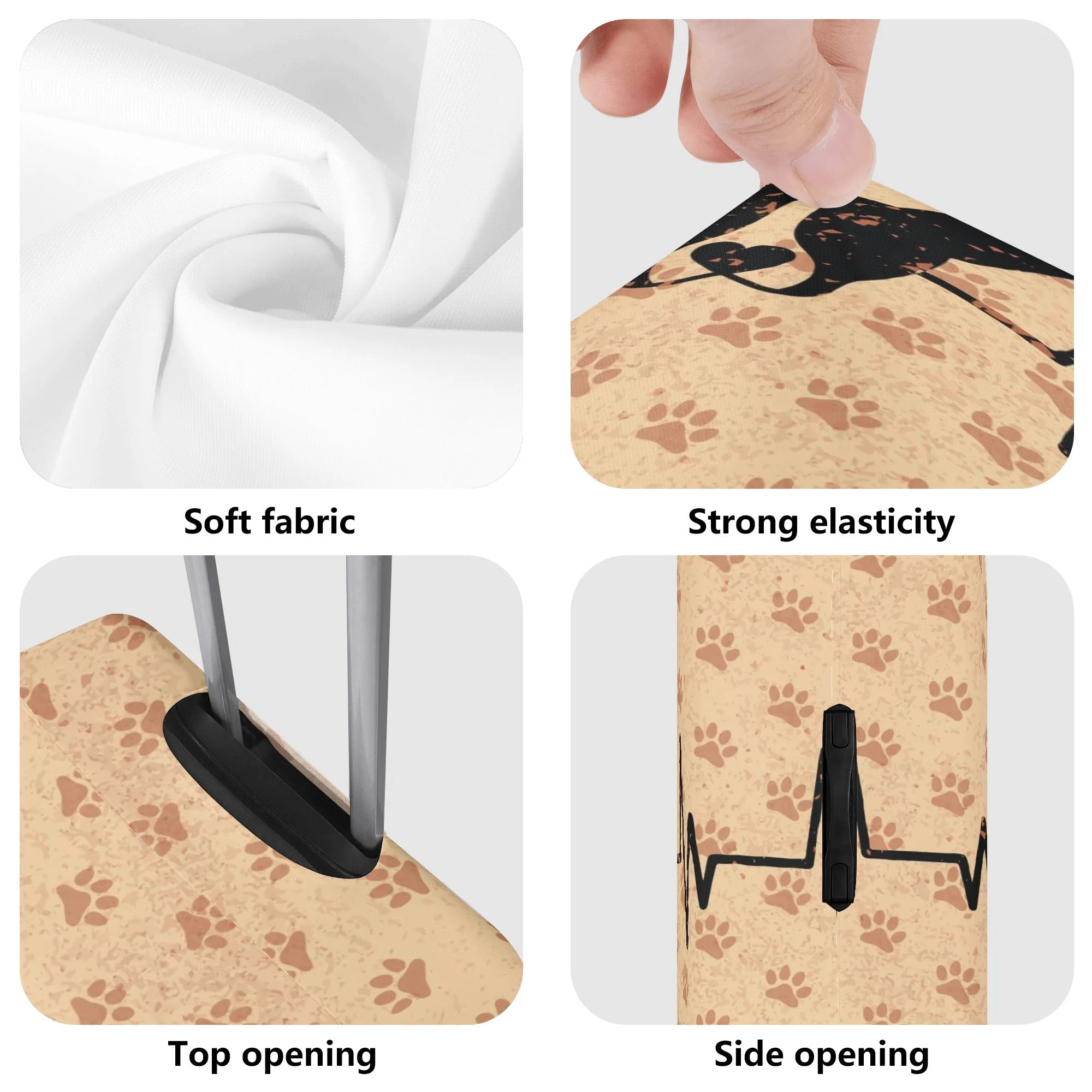 Bentley - Luggage Cover for Boston Terrier lovers
