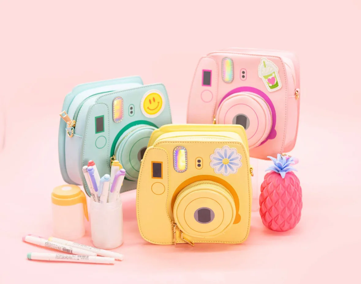 Bewaltz Oh Snap Instant Camera Handbag - Mellow Yellow