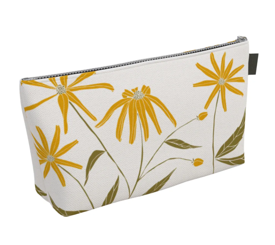 black eyed susan pouch