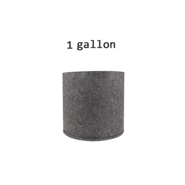 Black Felt Pots Garden Plant Grow Bag