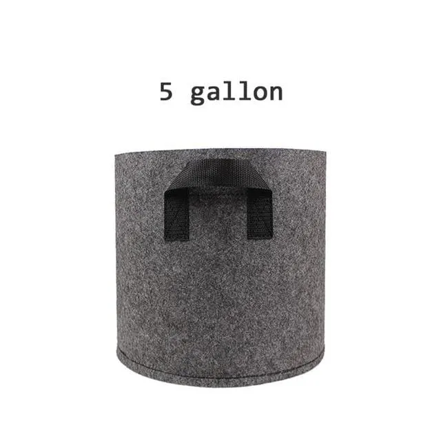 Black Felt Pots Garden Plant Grow Bag