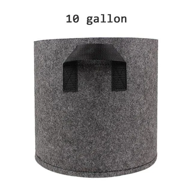 Black Felt Pots Garden Plant Grow Bag