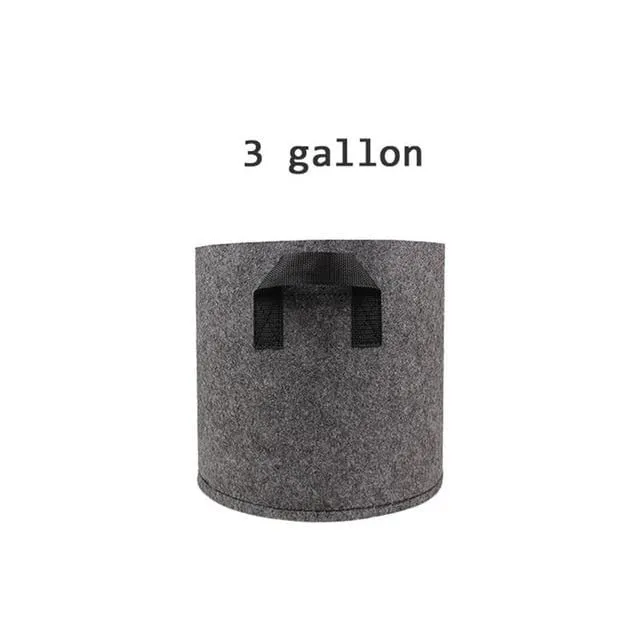 Black Felt Pots Garden Plant Grow Bag