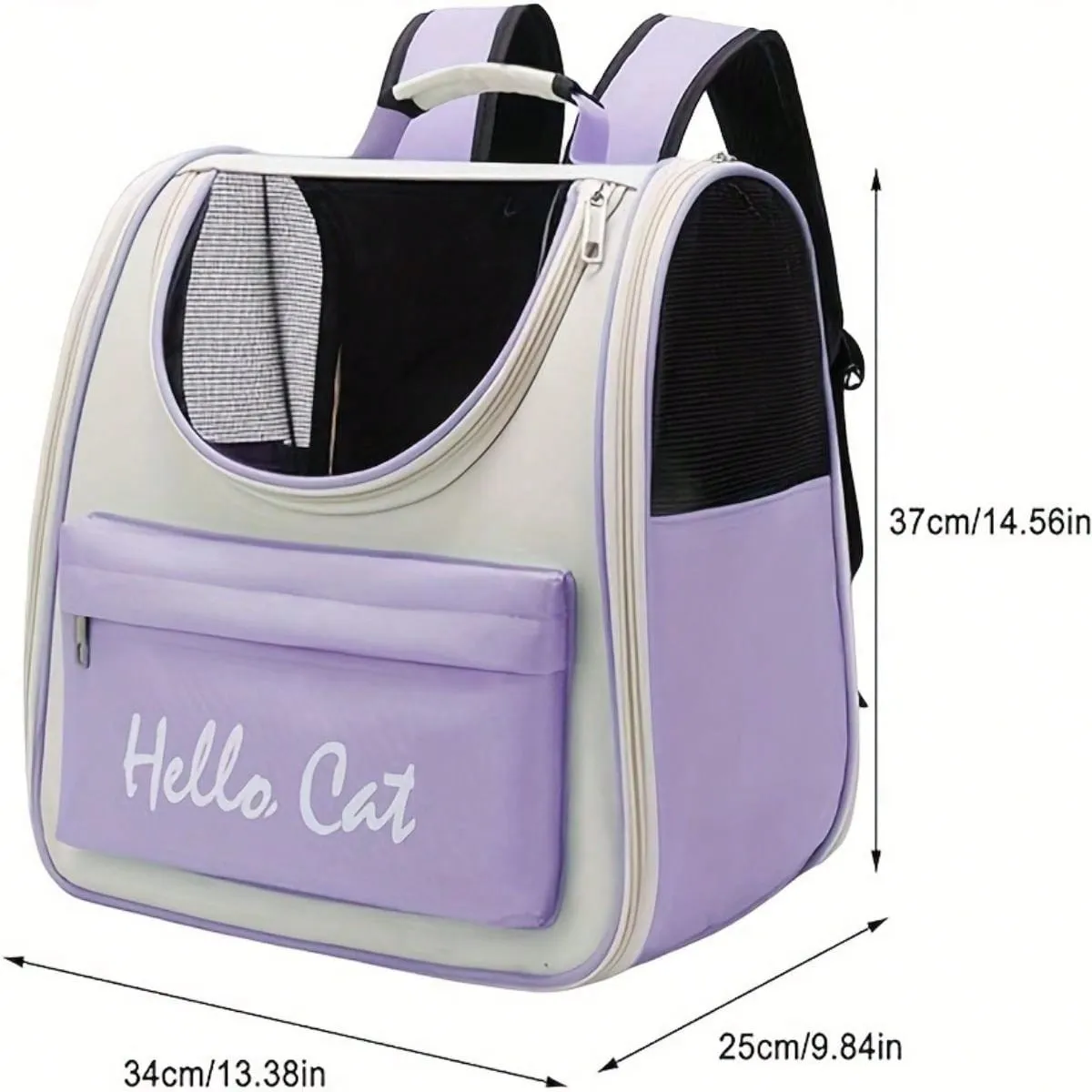 Breathable And Convenient Pet Backpack, Stylish Backpack For Cats And Small Dogs During Outdoor Picnic And Camping