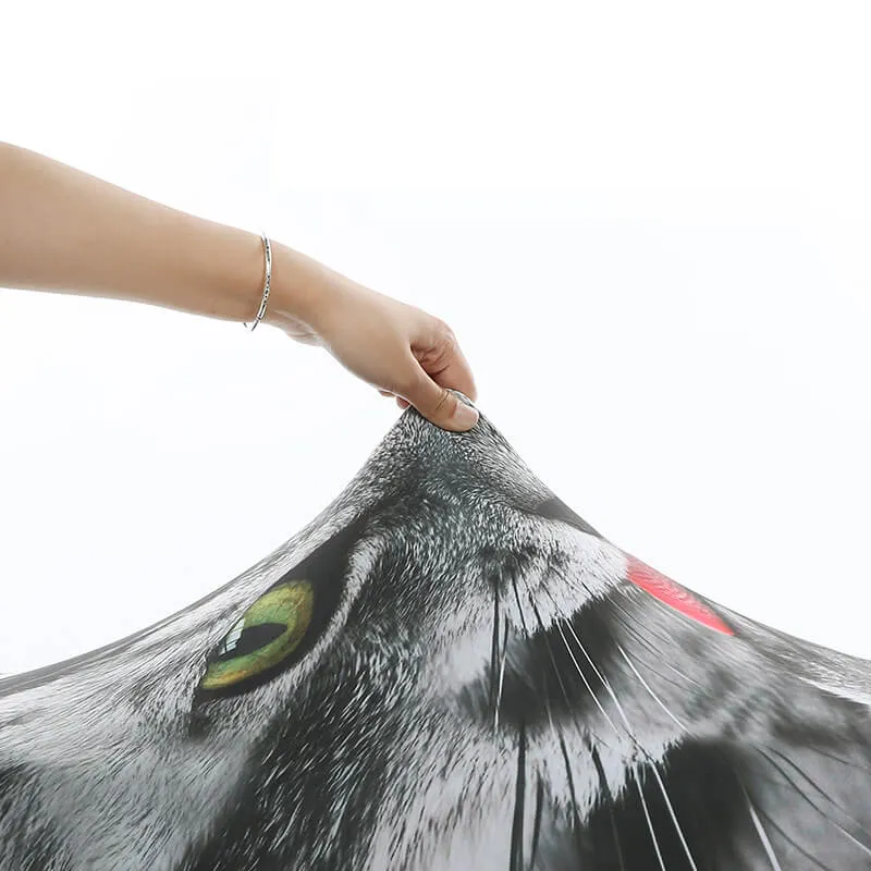 Cat Licking Paw | Premium Design | Luggage Suitcase Protective Cover