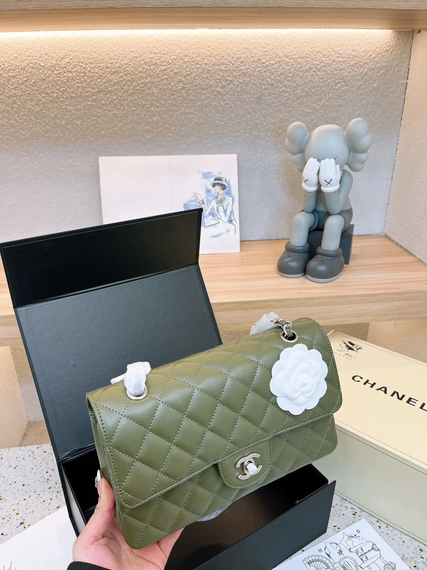 CC673 Classic Handbag / 9.8x15.5x6.5inch