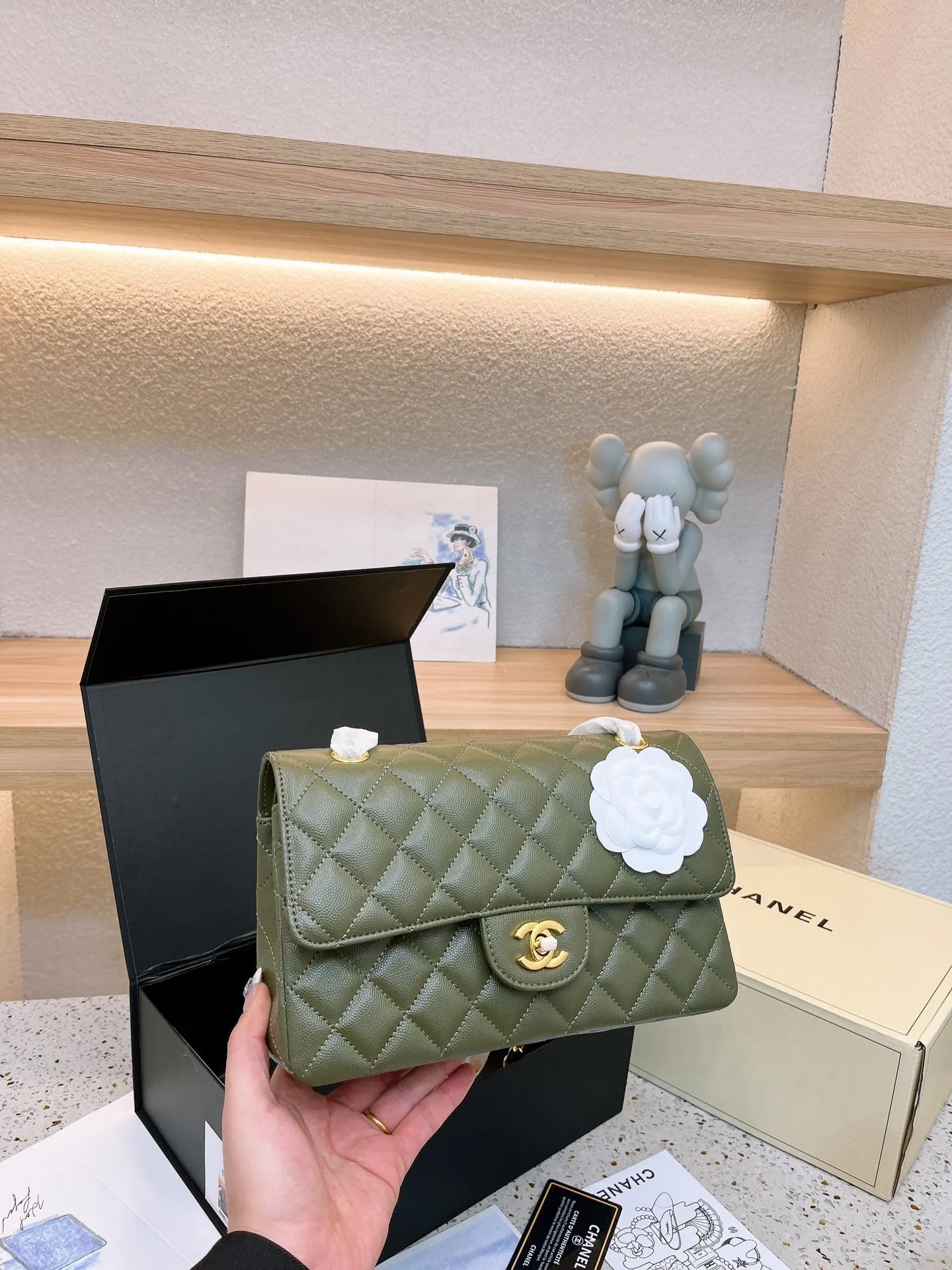 CC673 Classic Handbag / 9.8x15.5x6.5inch