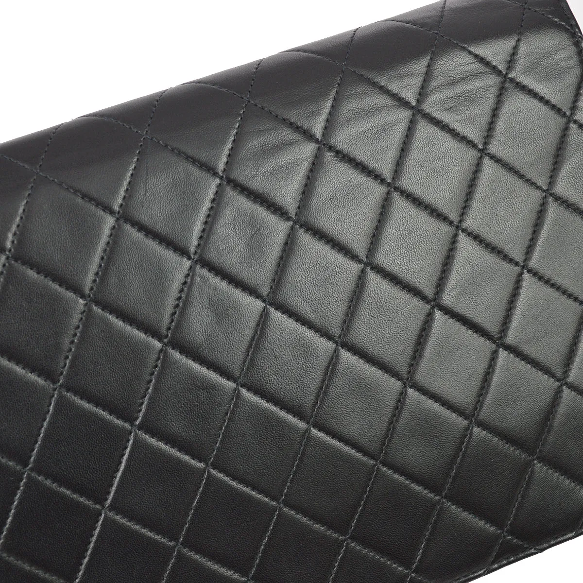 Chanel 2001-2003 Black Lambskin Classic Single Flap Shoulder Bag
