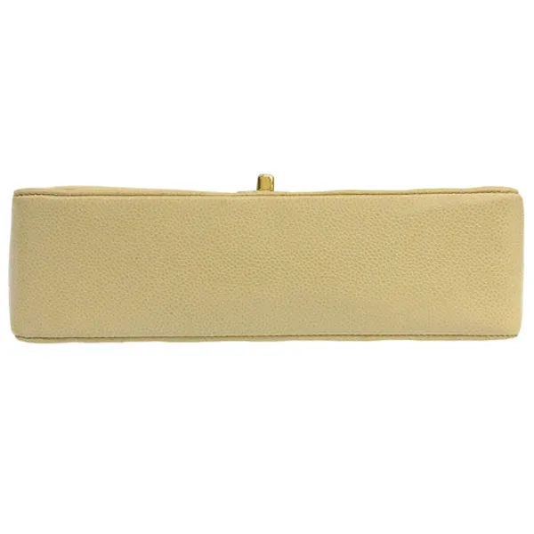 CHANEL Around 1992 Made Diana Flap Chain Bag 25Cm Beige