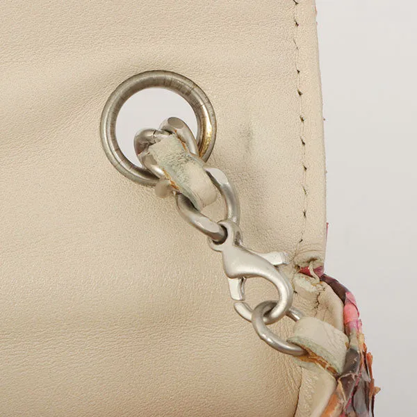 Chanel Around 2000 Made Python Cc Mark Mini Chain Bag Multi