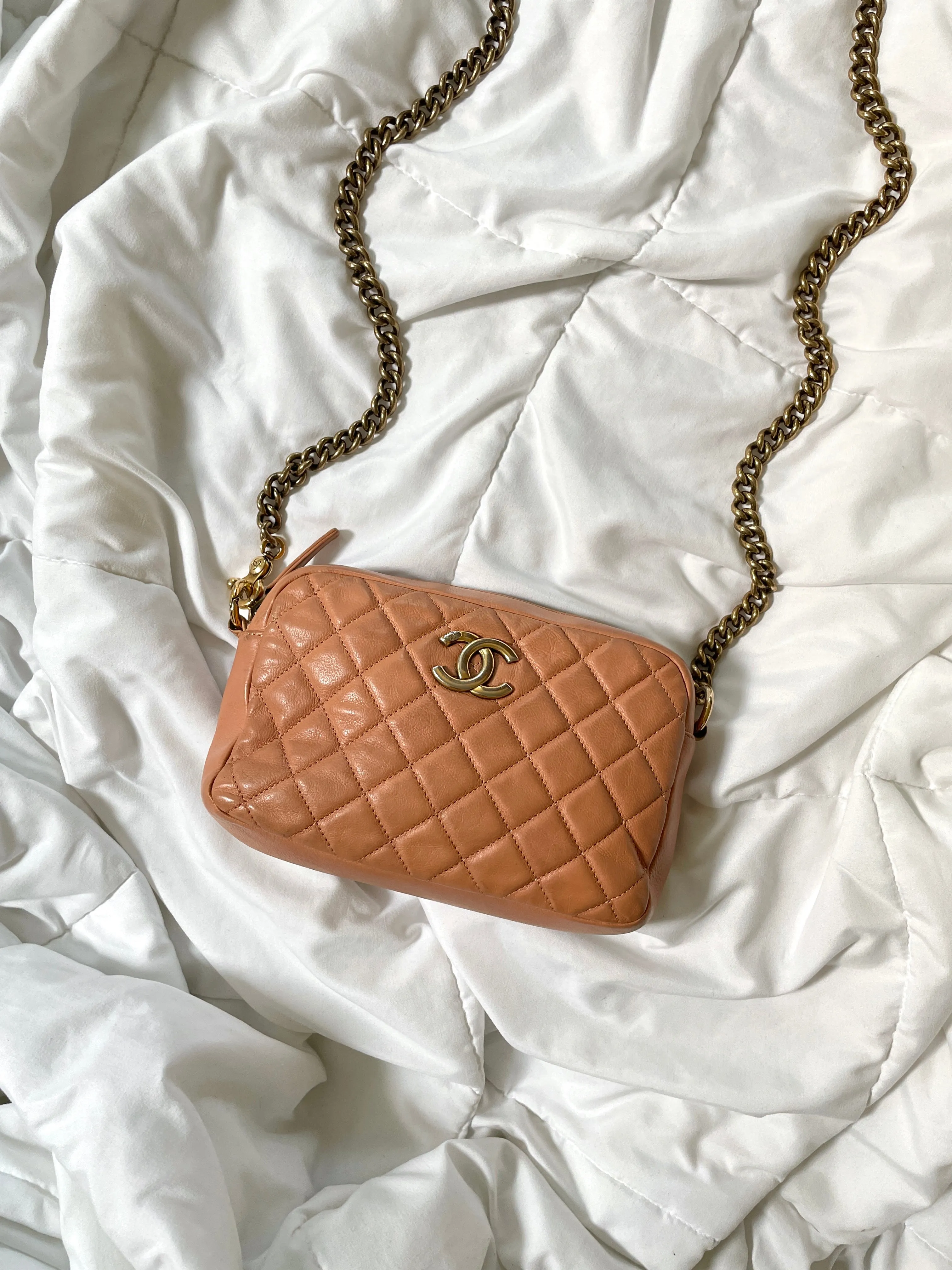 Chanel Peachy Camera Bag