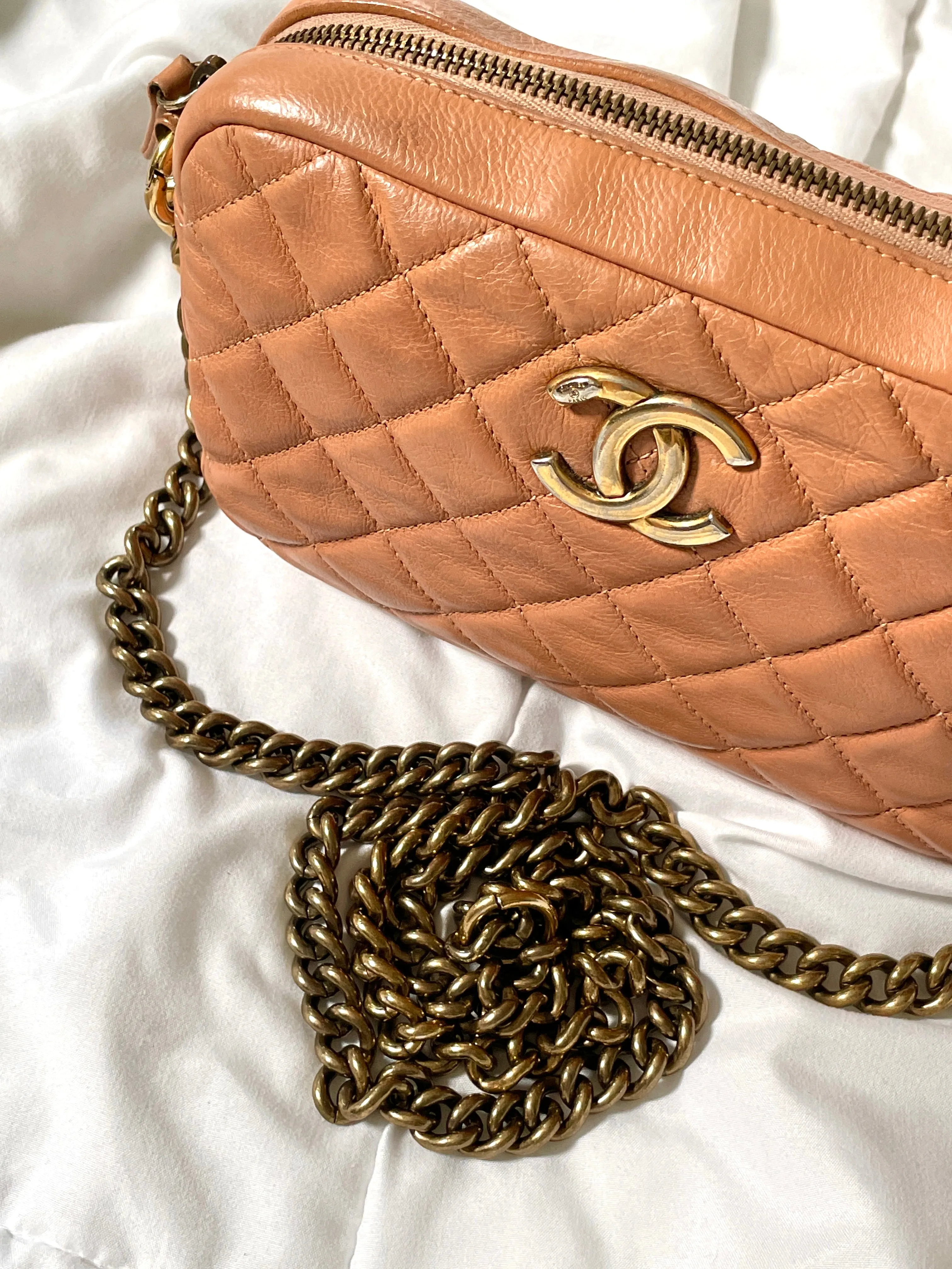 Chanel Peachy Camera Bag