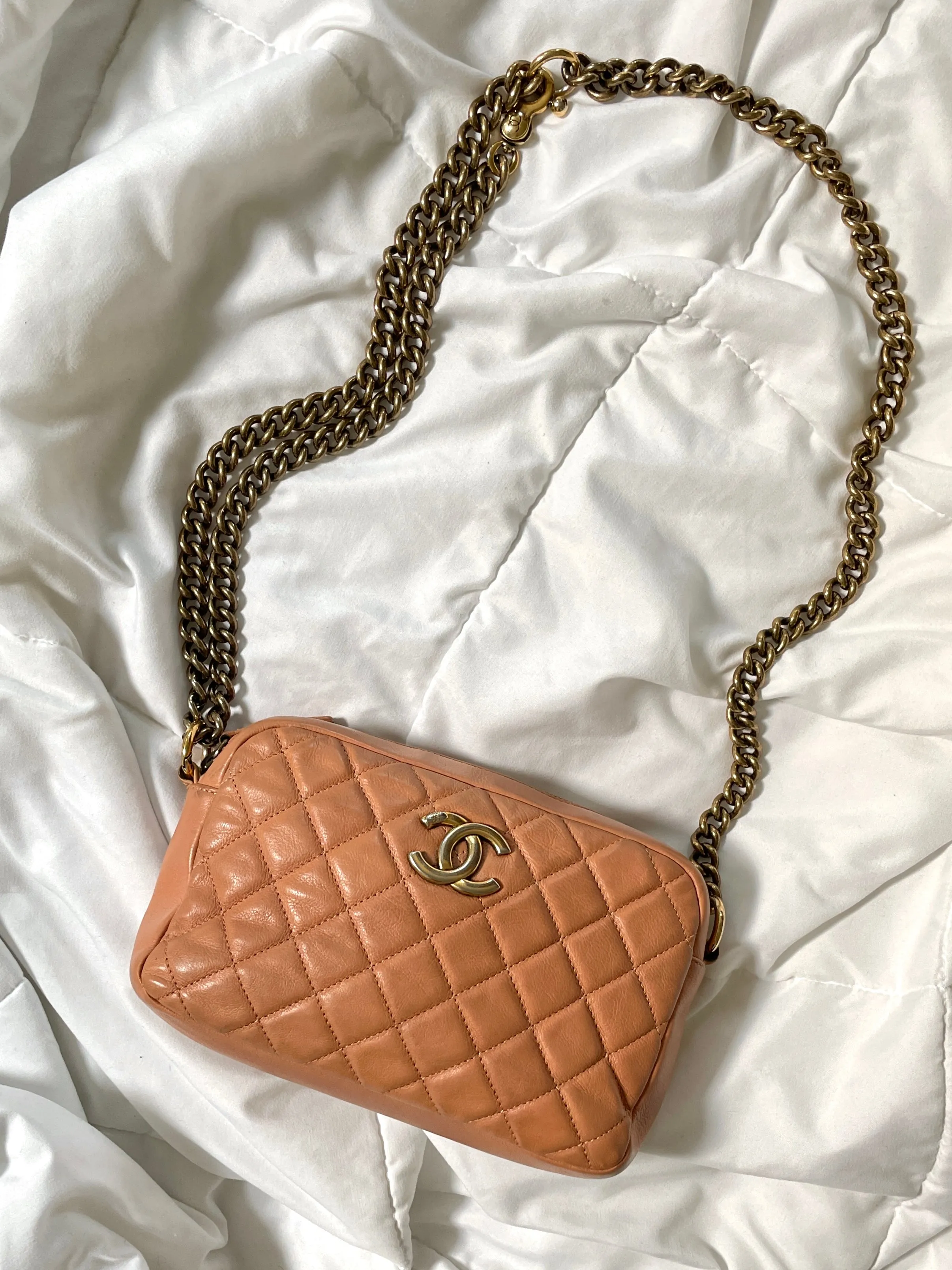 Chanel Peachy Camera Bag