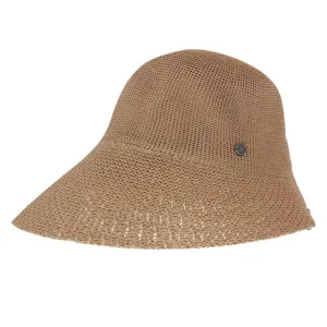 Cherry Red Polyester Knitted Golf Cap - Coffee