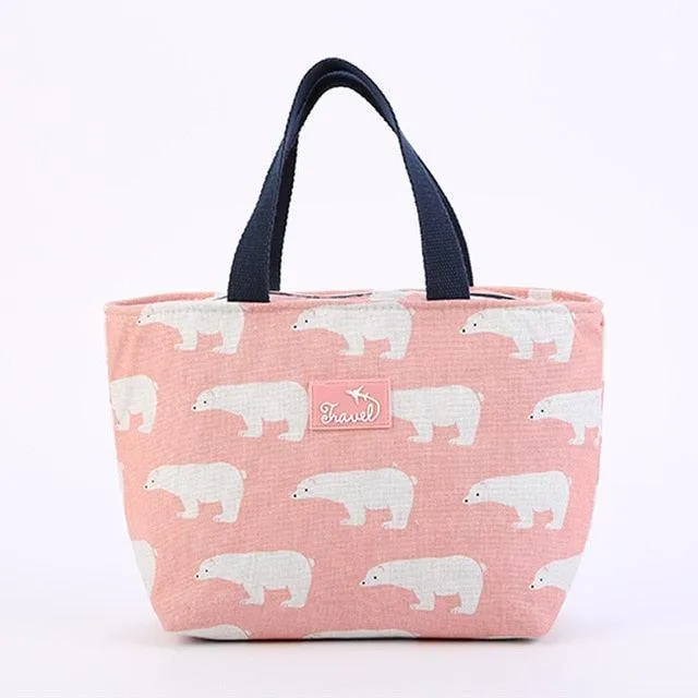 Chic Insulated Lunch Tote: Stylish Meal Carrier by Treselite