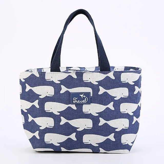 Chic Insulated Lunch Tote: Stylish Meal Carrier by Treselite