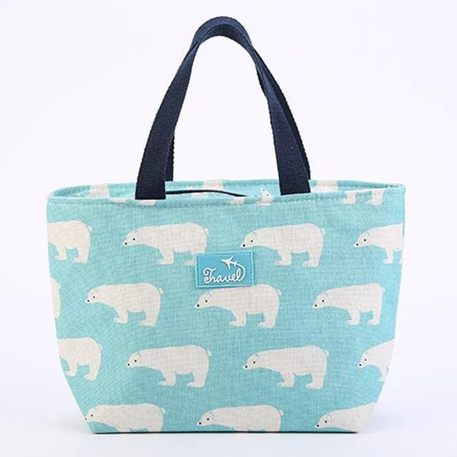 Chic Insulated Lunch Tote: Stylish Meal Carrier by Treselite