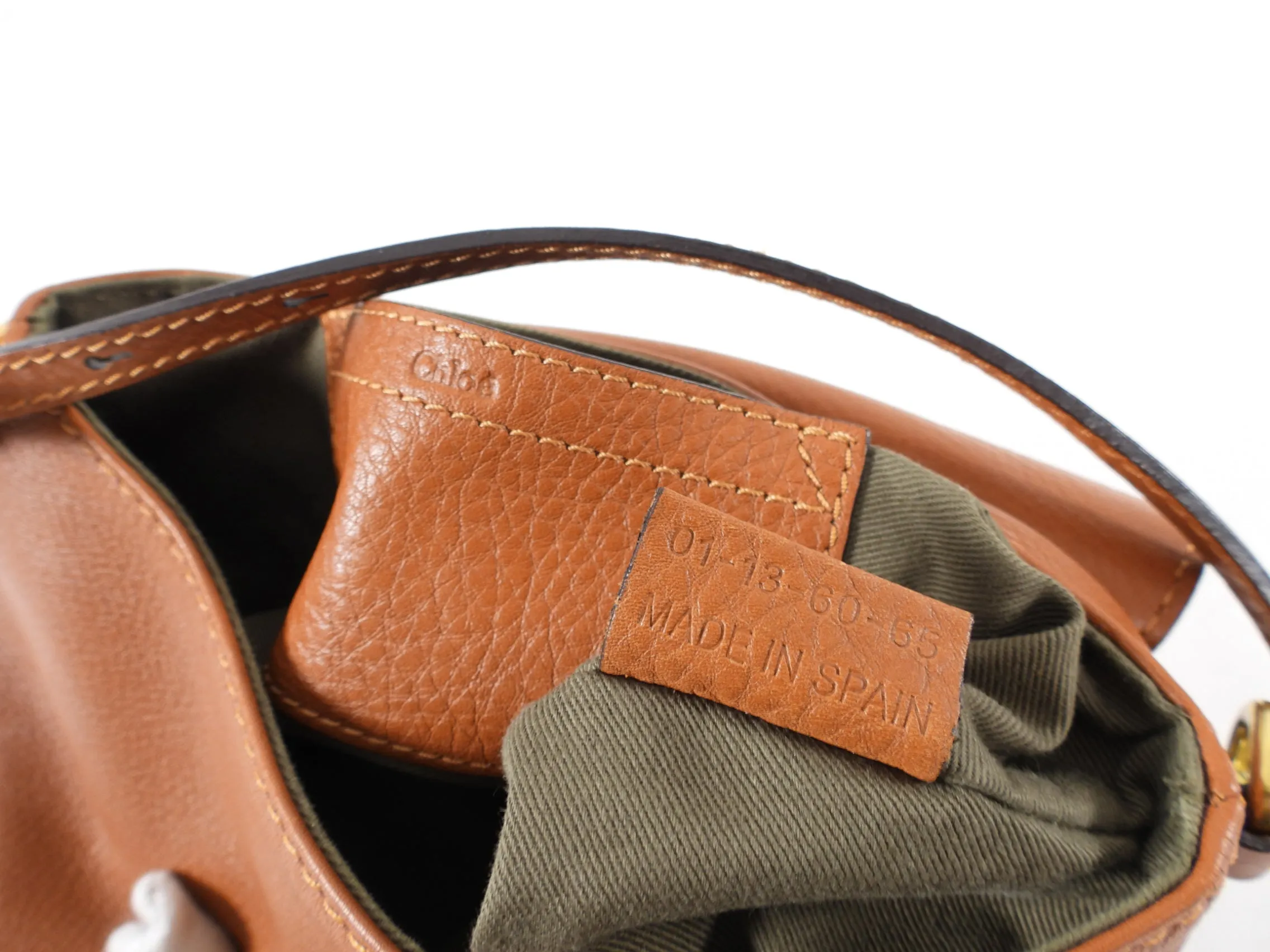 Chloe Tan Mini Marcie Crossbody Bag