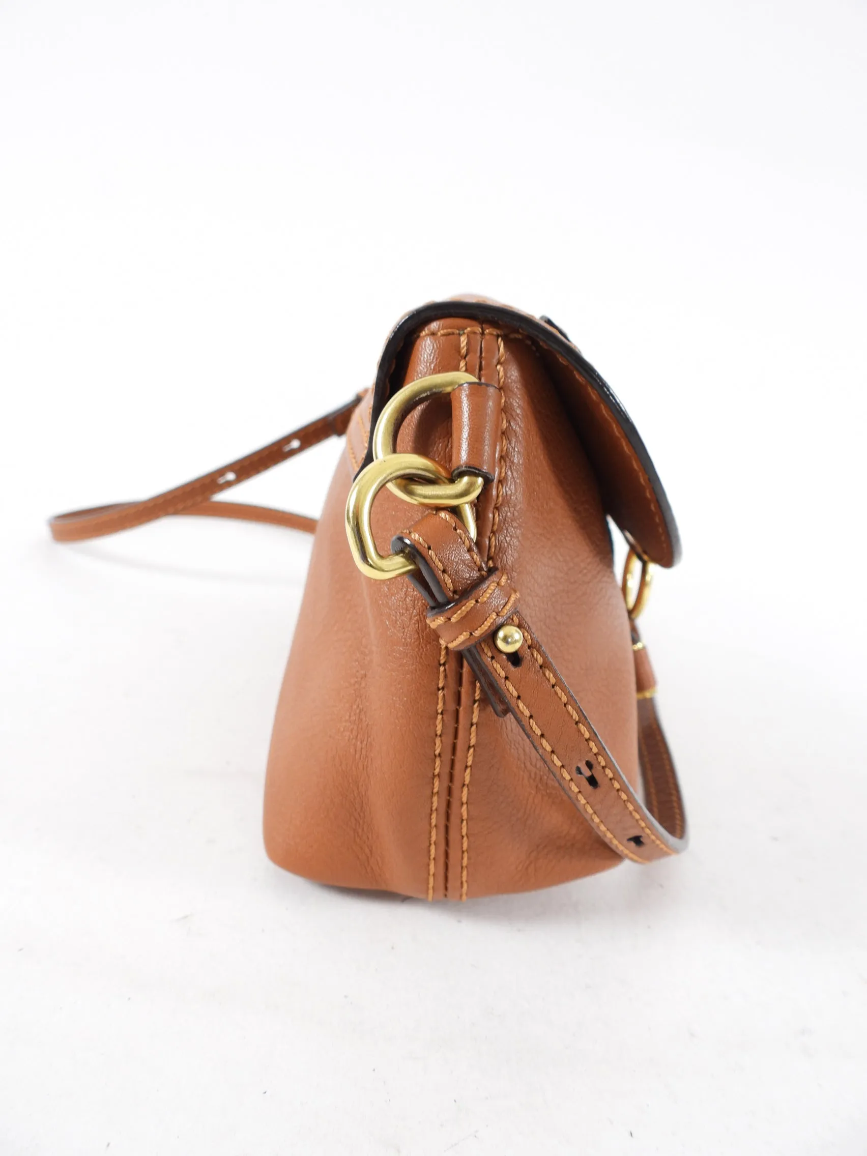 Chloe Tan Mini Marcie Crossbody Bag