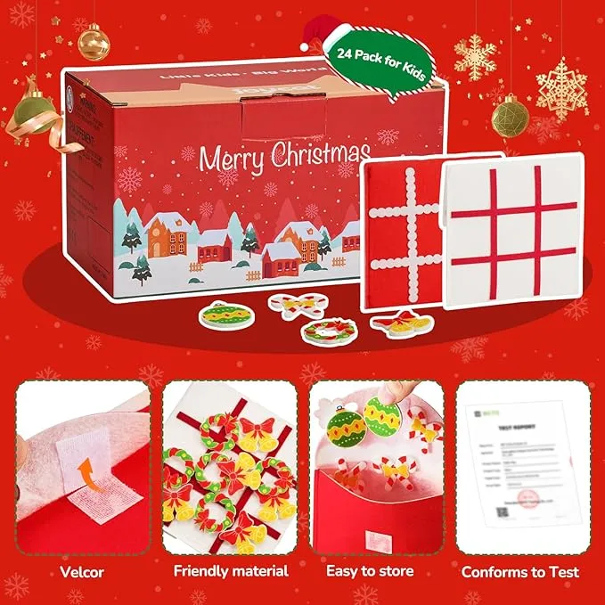 Christmas Party Favors, Tic Tac Toe Strategic Board Game